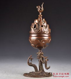 紫銅浮雕精品盤龍香薰爐 匠心獨運的工藝美術與收藏珍品